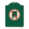 Signmission National Network Prohibited Heavy-Gauge Aluminum Architectural Sign, 24" x 18", G-1824-23864 A-DES-G-1824-23864 - alternate 1